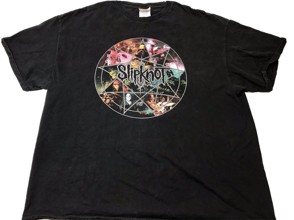 Vintage Slipknot T-Shirt Mens Size XXL - 2003 Nonagram | eBay