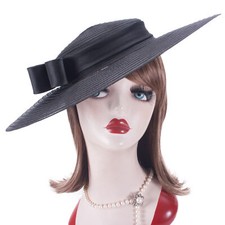 Womens Vintage Style 1950s Fascinator Wedding Church Elegant Hat Headpiece T449