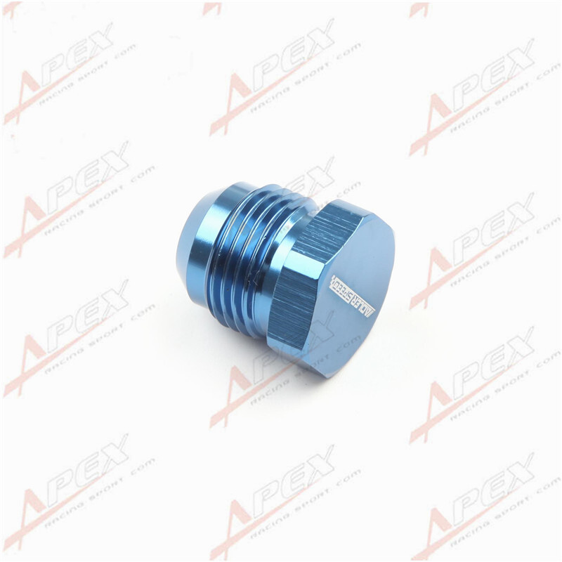 US SHIP -4AN Male AN4 Flare Plug Fitting Aluminum Blue AN Plug | eBay