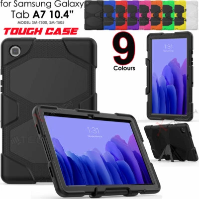 TECHGEAR for Samsung Tab A7 10.4" 2020 T500 Tough HEAVY DUTY Rugged Shock Survival Case