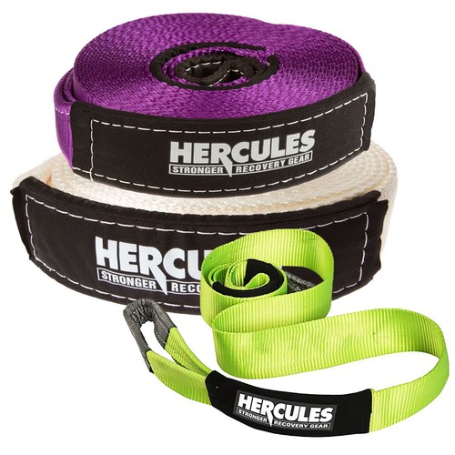 Hercules 4WD Winch Recovery Kit 4x4 + Dual Air Compressor Snatch Strap Recovery - Picture 3 of 8