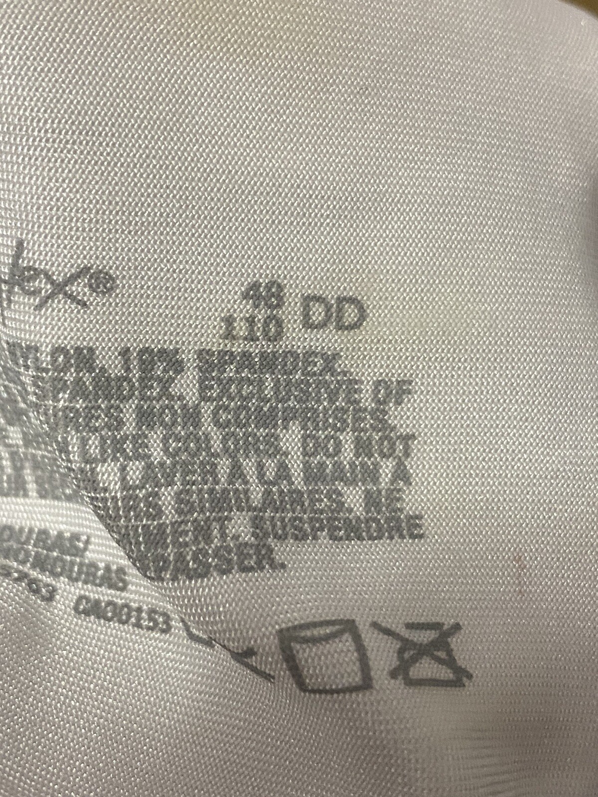 playtex plus size 48dd white full coverage bra nylon blend | eBay