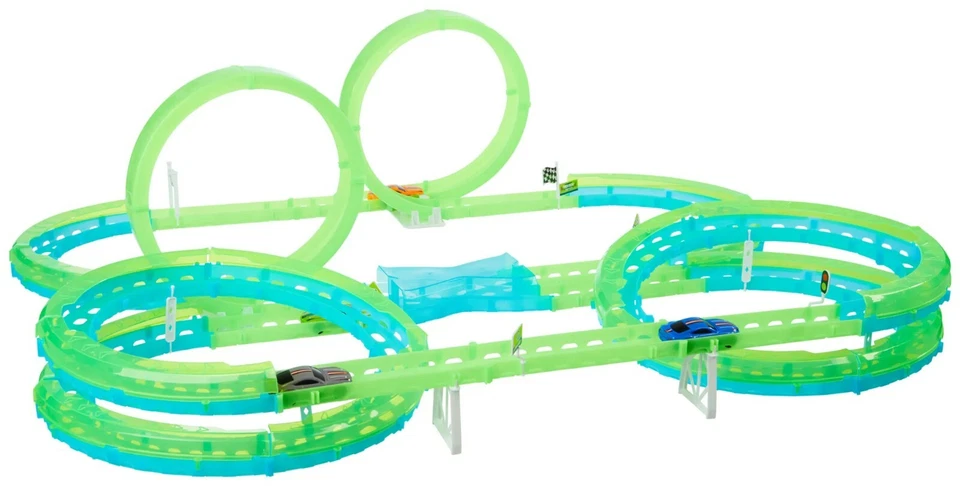 Kidland® Rennbahn Looping-Rennarena Autorennbahn, 4 Autos per USB laden, 7 Meter - Bild 2 von 2