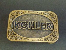 VINTAGE BELT BUCKLE KOHLER LIMITED ED. 1986 GREAT AMERICAN BUCKLE CO. USA