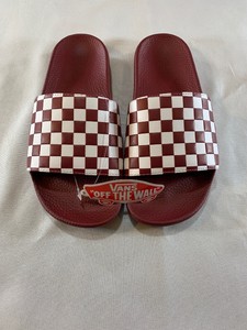 red vans sandals