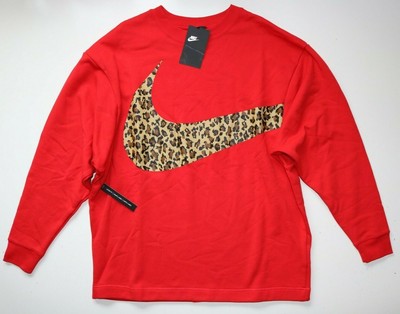 nike red animal print