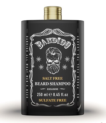 Bandido Bart Shampoo 250ml (1'er - 6'er Pack) [New Design]