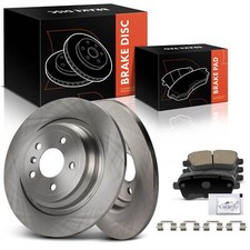 6Pcs Disc Brake Rotors +Ceramic Brake Pads for Mercedes-Benz GLE350 ML250 Rear