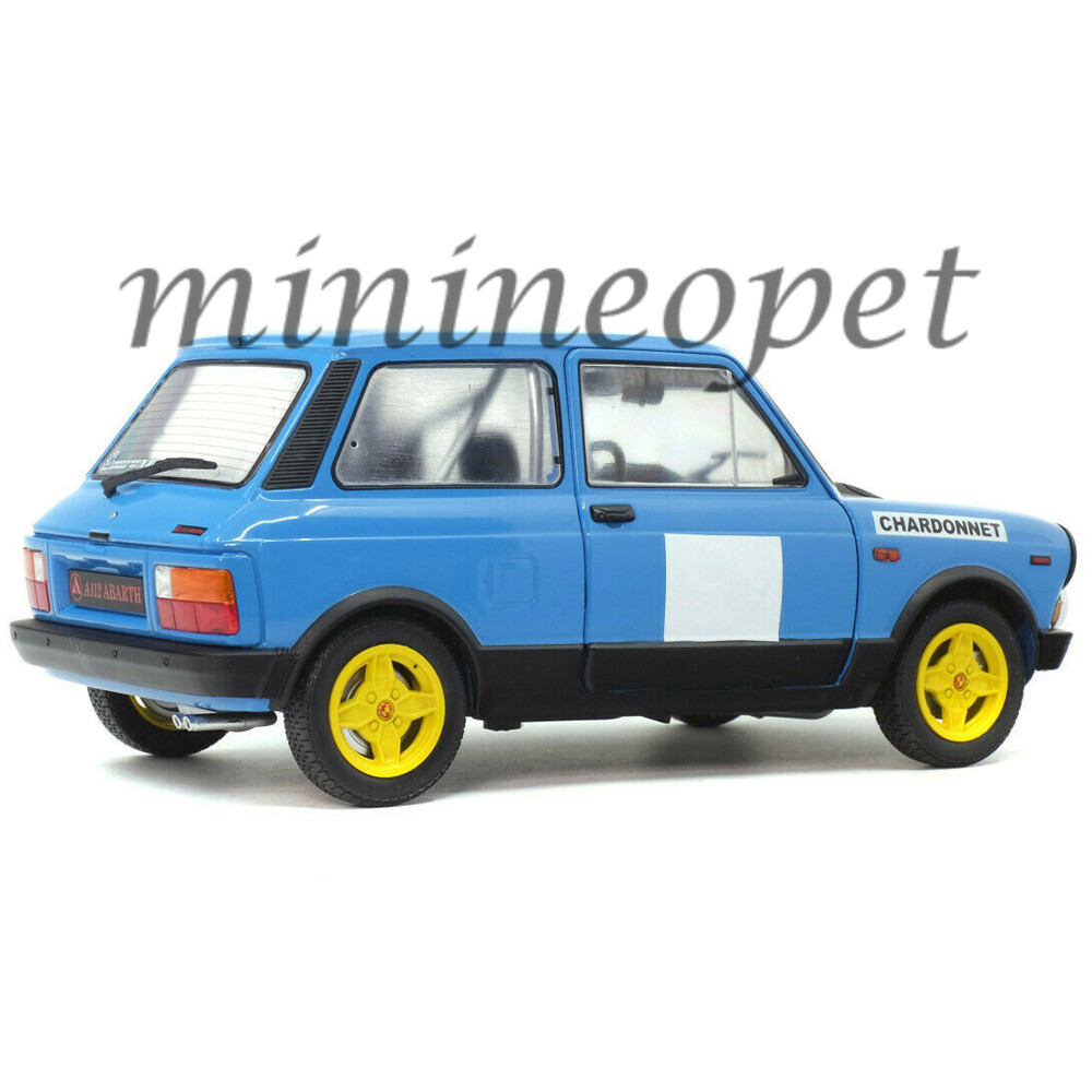 SOLIDO S1803801 AUTOBIANCHI A112 ABARTH CHARDONNET RALLY 1/18 BLUE