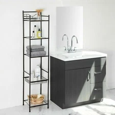 Mainstays Bathroom Towels Accessories Holder Organizer 5 Tiers Caddy Shelf Rack