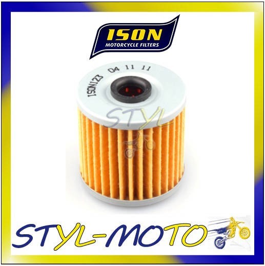 FILTRO OLIO MOTORE ISON 123 = HIFLO HF123 KAWASAKI KL 250 1988