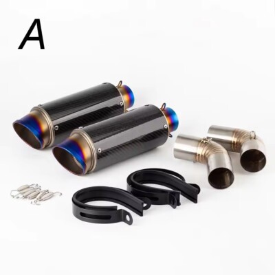 For Ducati Hypermotard 950 SP / RVE 21-25 Exhaust System Mid Pipe Muffler Tips