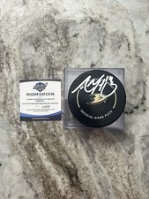 Adam Henrique Autographed Signed Official Game Puck Auto Ducks East Coast COA 