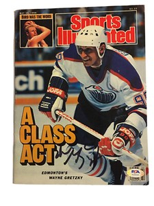  Wayne Gretzky Edmonton Oilers Signed 1988 Sports Illustrated Magazine PSA/DNA 