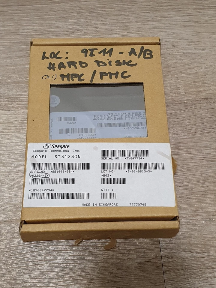 Seagate Hawk ST31230N Festplatte Harddisk HDD 1,05GB 5400RPM, 50-Pin NEW+SEALED - Bild 4 von 4