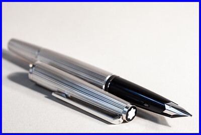 MONTBLANC Masterpiece 1266 Piston Filler full 925 sterling silver