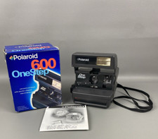 Vintage Polaroid One Step Flash 600 Instant Film Camera in Box Tested