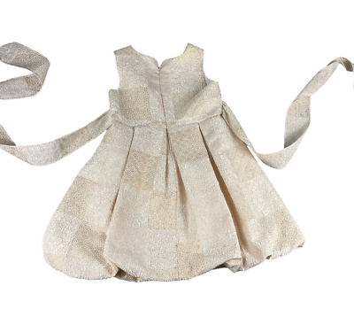 Pippa & Julie Dress Girls 8 Gold White Formal Pretty Dance Party Holiday  Floral | eBay