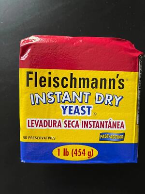 Fleischmann's Instant Dry Yeast 1LB  FRESH....02/2027 