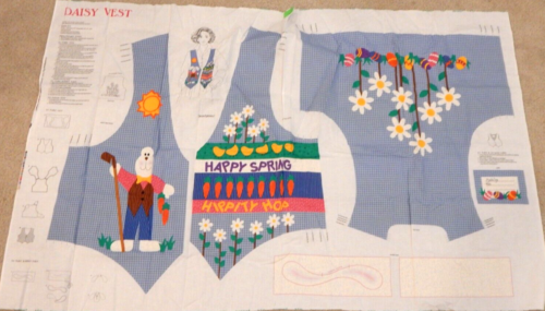 VTG DreamSpinners Happy Spring "DAISY VEST" Makes from XS to L - Afbeelding 1 van 7