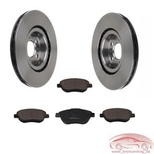 Fiat 500L Set Bremsscheiben 284 mm Bremsen und Bremsbeläge vorne Vorderachse