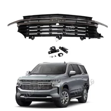 For 2021-2024 Chevy Tahoe/Suburban Front Bumper Upper Grille Grill 84329543