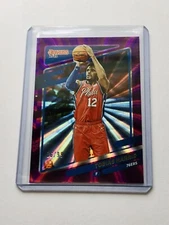2021-2022 Donruss TOBIAS HARRIS /99 PURPLE LASER Philadelphia 76ers