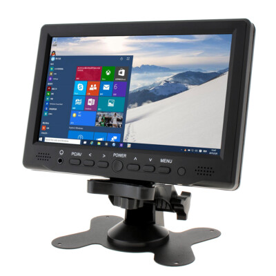 7 Inch Portable IPS Display 1080P HDMI VGA Monitor for Raspberry Pi CCTV Camera