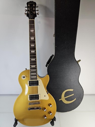 Epiphone Les Paul Standard Metallic Gold Electric Guitar China (AM1086982)