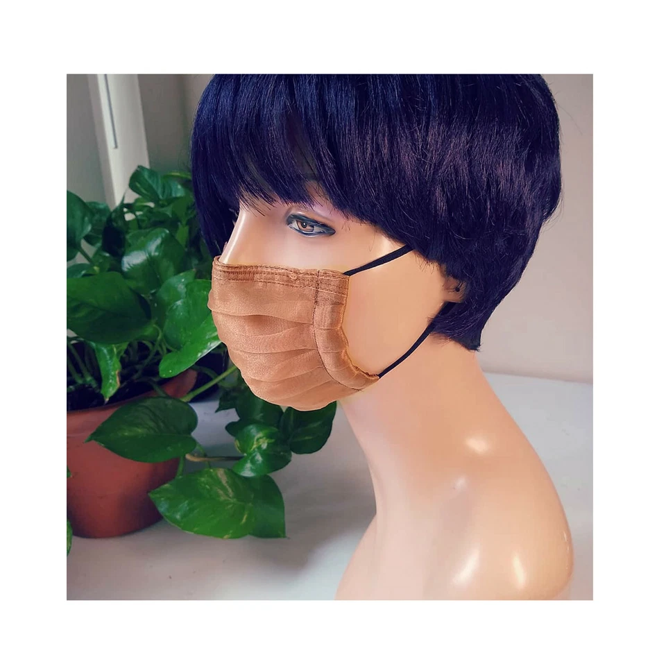 1 lay light face mask with nose wire  in many colors unisex sheer mesh mask - Image 3 of 4
