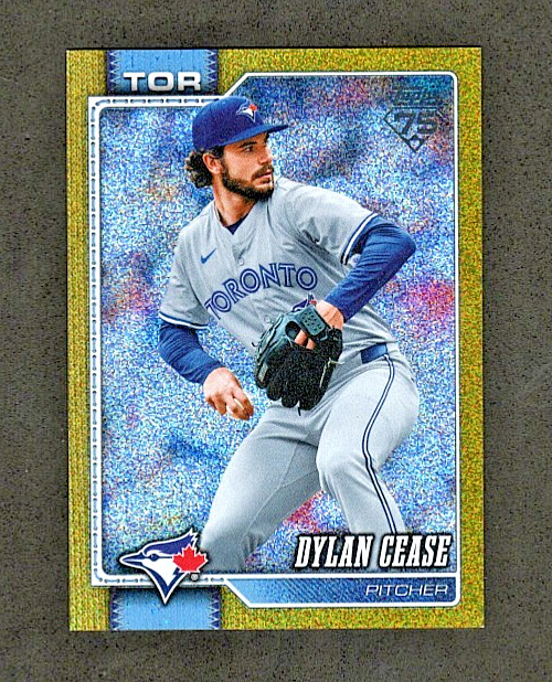 2026 Topps Baseball- Dylan Cease /50 - Sandglitter Gold - Blue Jays Card #547