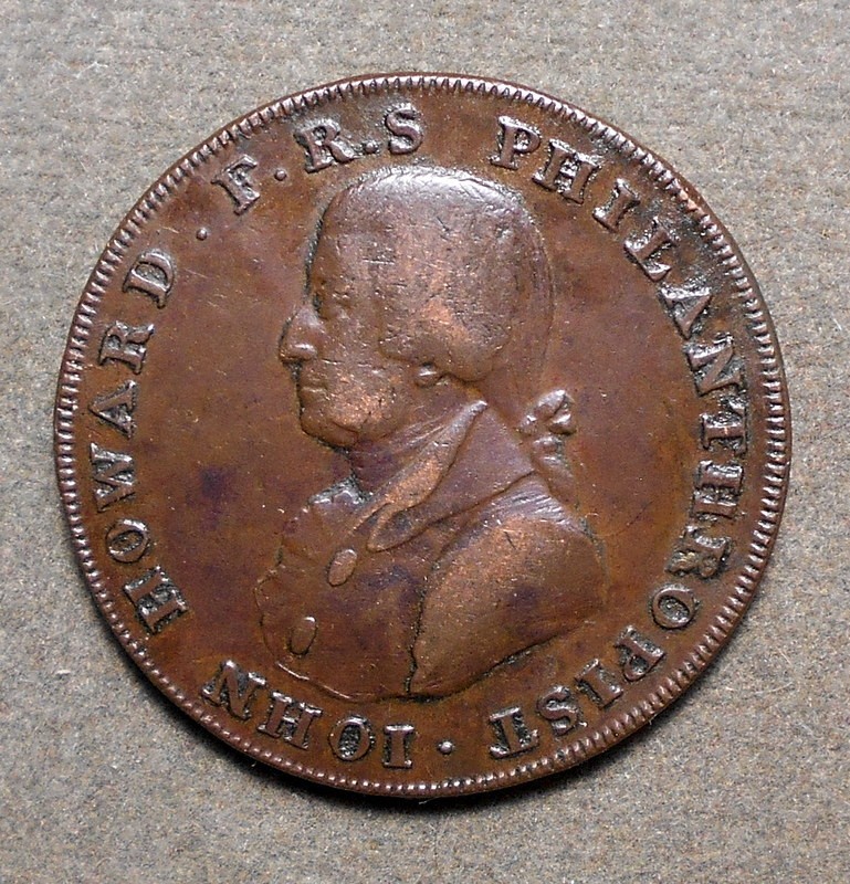Great Britain 1794 1/2d Sussex-19, Chichester, copper, 28mm, vf