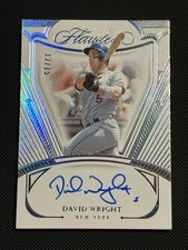 David Wright On Card Auto 2024 Panini Flawless  Autographs /15 Mets