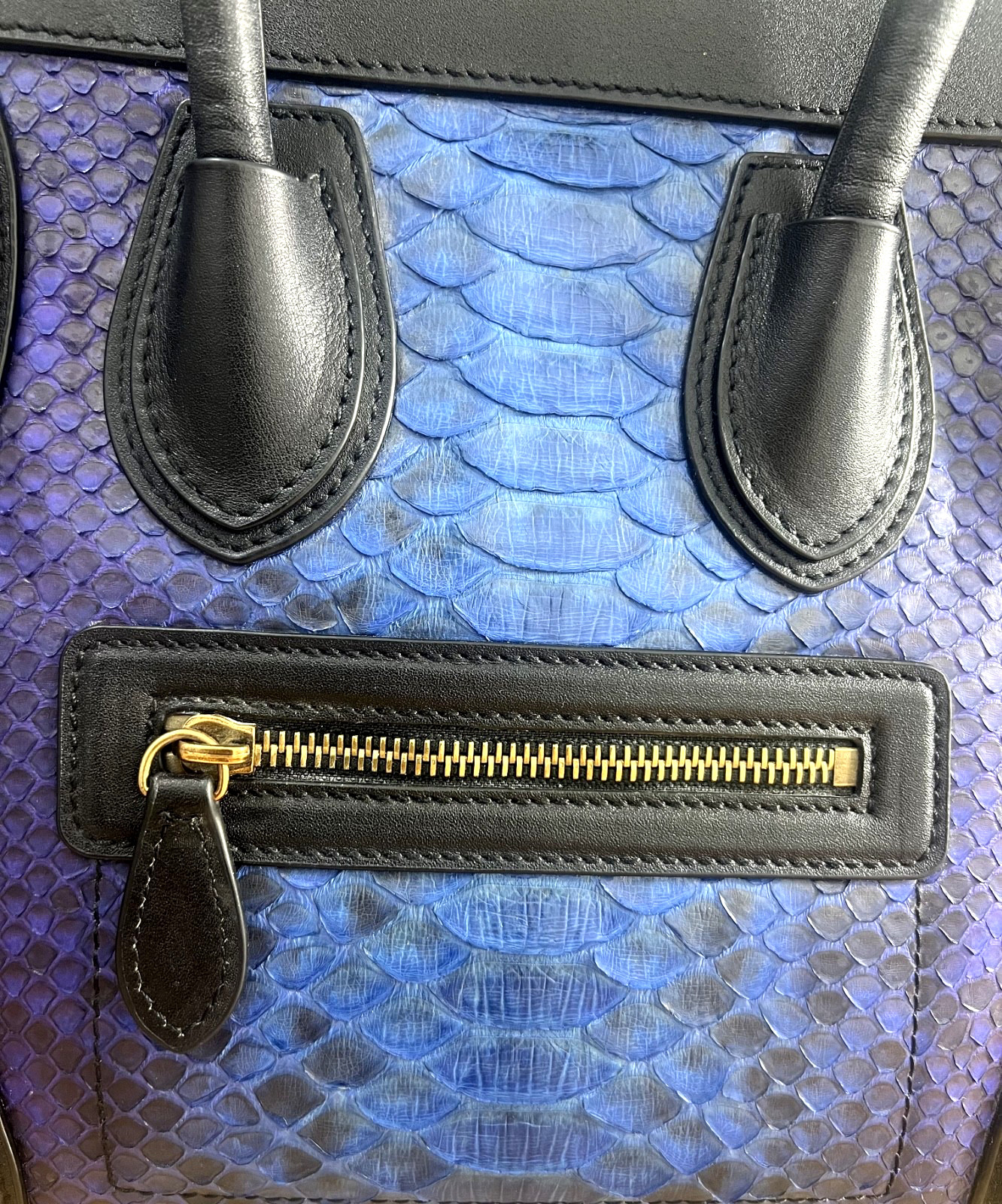 Celin luggage python handbag - image 4