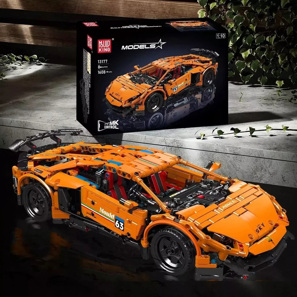 MOULD KING 13177 Lamborghini Aventador SVJ – 1608+ Pcs -  RC Remote Control NEW - Image 2 of 4