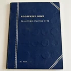 Complete Set of 90% Silver Roosevelt Dimes 1946-1964 in Whitman album (48 coins)