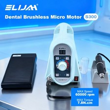 Dental S300 Control Box 60K RPM Brushless Micromotor Grinder w/Manual/Foot-Pedal