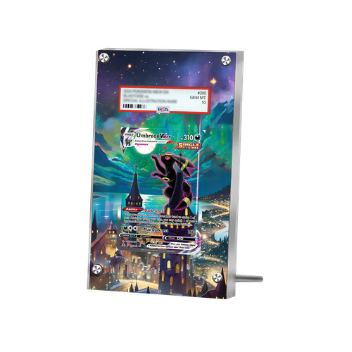 Umbreon VMAX 215/203 | Pokémon Custom Extended Artwork Card Display Case Stand
