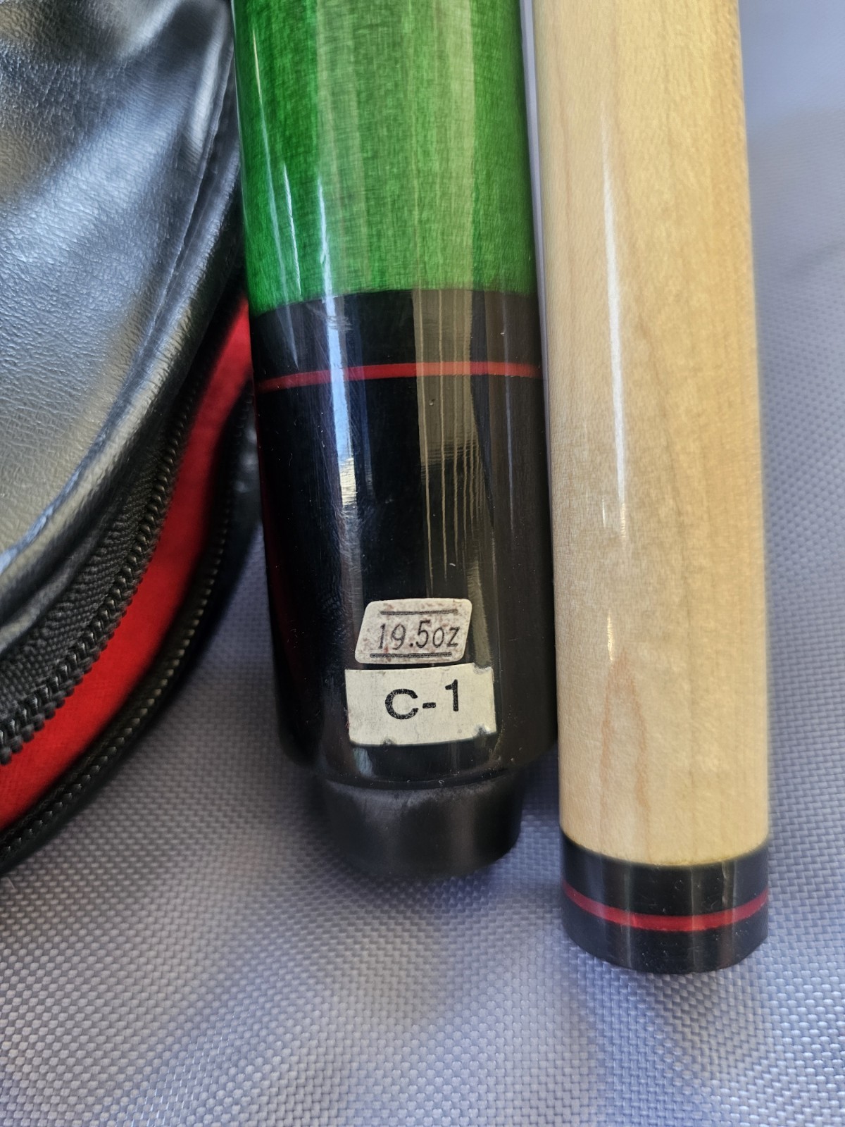 Vintage Pool Cue Sticks Lot Of 2 Wilson 19oz & Sportcraft Competition 19.5 Oz 