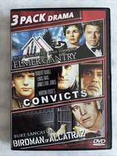 Elmer Gantry/Birdman of Alcatraz/Convicts (DVD) Burt Lancaster, Lucas Haas, OOP
