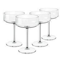 Villeroy & Boch Afina Sekt- / Champagnerschale 120 Ml 4Er Set Aus Kristallglas