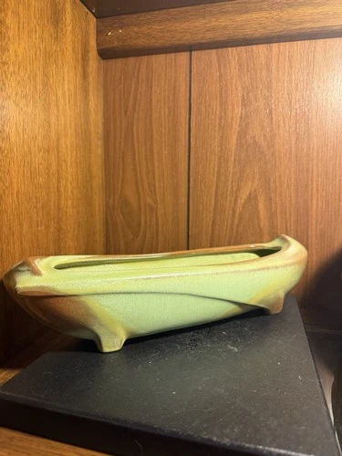 Vintage Frankoma Pottery #45 Center Piece Planter Boat Bowl