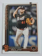 Baseball Card #US135 LANDEN ROUPP San Francisco Giants Pitcher Topps 2025