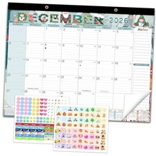 Desk Calendar 2026, Anti Ink Bleed, Ample Space, Extra Large Calendar 2026