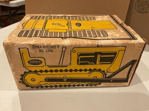 Tonka Bulldozer No. 2300 Box-only, No Vehicle, Vintage 1960’s
