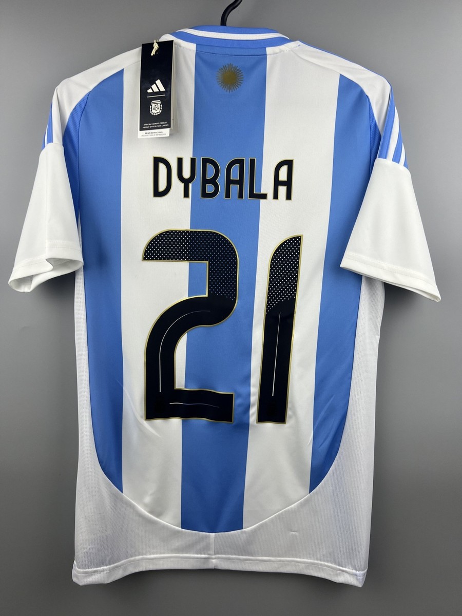 Dybala Argentina Jersey 24 Home Soccer Football Shirt Adidas Men