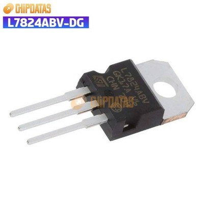 10PCS 100% Brand New ST L7824ABV-DG TO-220-3 Positive Voltage Regulator ICS #yi