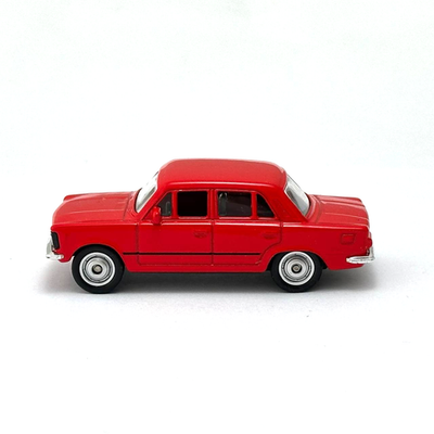 Fiat 125 P Polski Sedan Red Welly 1:60 1:64 Series Scale Diecast