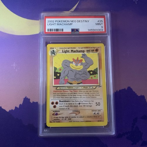 Light Machamp (Unlimited) graded PSA 9 for sale on eBay