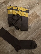 6 Pair Diabetic Luxury Socks -mercerized Cotton - Men  s Shoe Size 7-12 Espresso